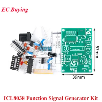ICL8038 Функционален Генератор на Сигнали САМ Kit Набор от Многоканален Синусоидална Триъгълник Правоъгълен Сигнал Печатна Платка Електронни Части 12 В 24 В