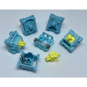 Линейни ключове KTT с морска сол и лимон Превключвател за механични или игрални клавиатури - Лайн SMD led 3-пинов превключвател