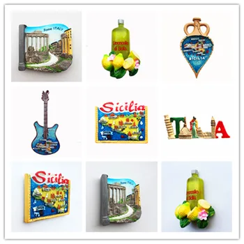 Италия магнит За хладилник Туристически Сувенир Израел Кантабрия Туристически Подаръци Магнитни Стикери За Хладилник