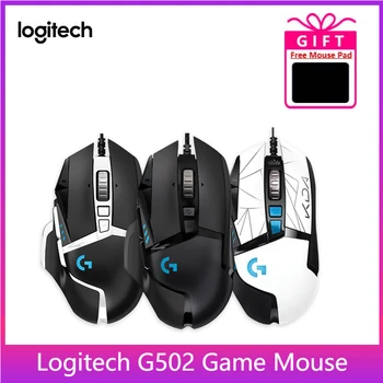 Logitech G502 HERO KDA LIGHTSYNC RGB Безжична Детска Мишка USB Кабел Мишката 25600 Точки на инч Регулируеми Програмируеми Мишката, за да Мишката Геймър