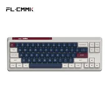 FL · ESPORTS CMK68-SAM Трехрежимная механична клавиатура 68 клавиши RGB с възможност за гореща подмяна на 2,4 G безжична Bluetooth жична Win /Mac / iPad