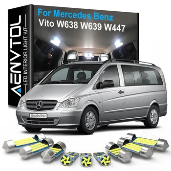 AENVTOL Canbus За Mercedes Benz Vito W638 W639 W447 1996-2012 2013 2014 2015 2016 2017 2018 Аксесоари резервни Части Интериорен Лампа LED