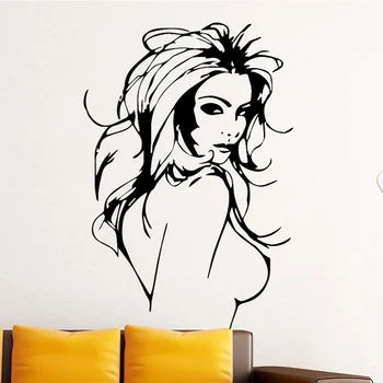 Най-секси Жена на Танц Стикери За Стена, Водоустойчив Винил и Стенни Художествени Етикети PVC Начало Декор За Спалня монтаж на стена за Украса
