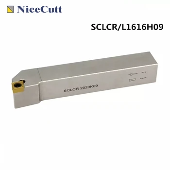 Nicecutt SCLCR1616H09 SCLCL1616H09 Инструменти за Струговане С ЦПУ Външен Притежателя на Струг Инструмент За Твердосплавной Поставяне CCMT09T3