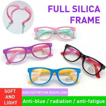 2020 Детски слънчеви очила с анти-синя светлина, Оптични Очила за Момчета и Момичета, компютърни Прозрачни Блокер Антибликовые очила, UV