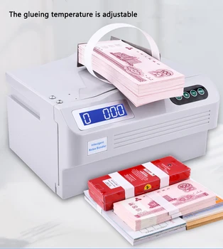 Машина за Връзване на хартия касета за хартия обръч Автоматична Машина за Връзване на хартиен носител колан Автоматична машина за връзване на банкноти