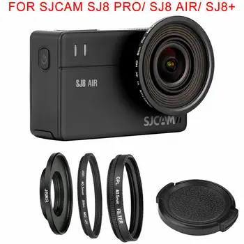 Комплект Защитни Капачки филтър на обектива UV + CPL За екшън камери SJCAM SJ8 Air Pro SJ8 +