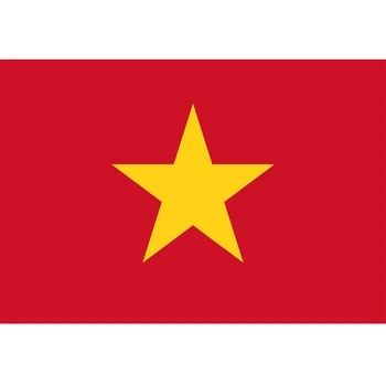 Yehoy окачен Флаг Виетнам 90 * 150 см. За Декорация