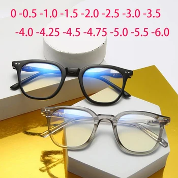 -1,0 -1,5 -2,0 -2,5 -3,0 До -6,0 Готови Очила за късогледство Мъжки и дамски Очила в Рамка голям Размер, Очила по Рецепта, Недалновидни Очила